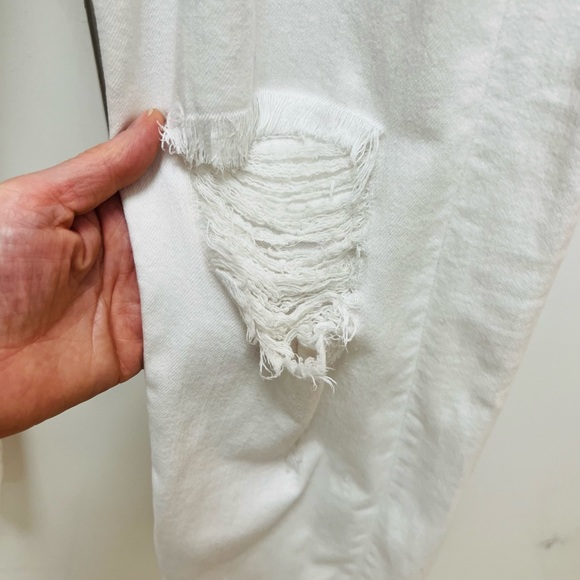NWT rag & bone Jeans White Prospctr Dre Capri Distressed Size 26, 28, 29 or 30 - Picture 14 of 16